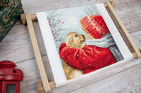 Counted cross stitch kit - Christmas hugs