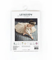 Counted cross stitch kit - Little Ballerina Girl / Fine Collection