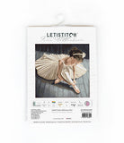 Counted cross stitch kit - Little Ballerina Girl / Fine Collection