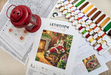 Counted cross stitch kit - Santa's rest by the chimney