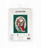 Counted cross stitch kit - Jolly Saint Nick