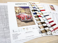 Counted cross stitch kit - Red Sports Car