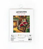 Counted cross stitch kit - Santa's rest by the chimney