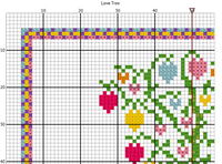 Love Tree cross stitch pattern (PDF)