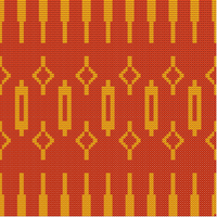 Ornament Series Fall Colors cross stitch pattern (PDF)