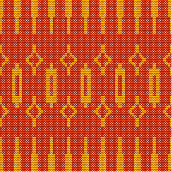 Ornament Series Fall Colors cross stitch pattern (PDF)