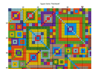 Square Series "Patchwork" cross stitch pattern (PDF)