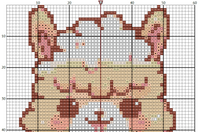 The Smiling Llama cross stitch pattern (PDF)