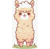 The Smiling Llama cross stitch pattern (PDF)