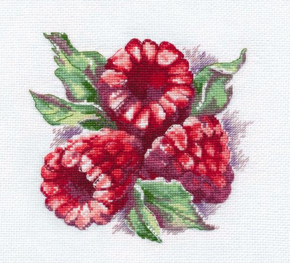 Delicious Raspberries - Cross Stitch Kit