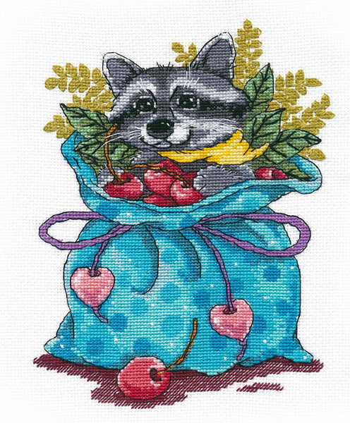 Racoon - Cross Stitch Kit