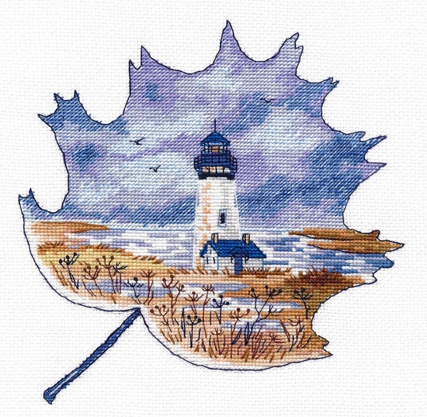 Yaquina Head Lighthouse - Cross Stitch Kit, Mother’s Day Sale, 40% off