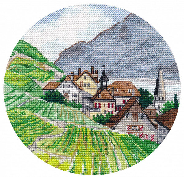 Alps Landscape - Cross Stitch Kit