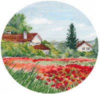 Poppies Field - Cross Stitch Kit