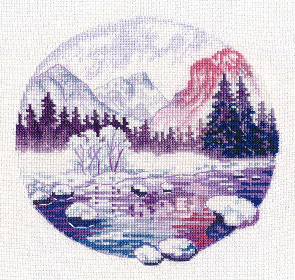 Lilac Dreams Landscape - Cross Stitch Kit