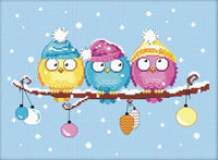 Christmas Birds - Cross Stitch Kit