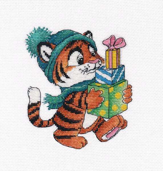 Kid Stitch' Cross Stitch Kit ~ Cat EASY FOR KIDS & BEGINNERS #021-1949