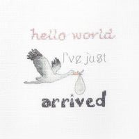 Birth Announcement Cross Stitch Kit - A gift for a newborn - Stitch4Art