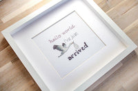 Birth Announcement Cross Stitch Kit - A gift for a newborn - Stitch4Art