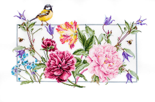 Cross Stitch Kit "Spring Flowers" - Stitch4Art