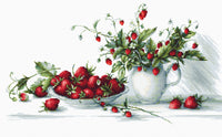 Cross Stitch Kit Strawberries