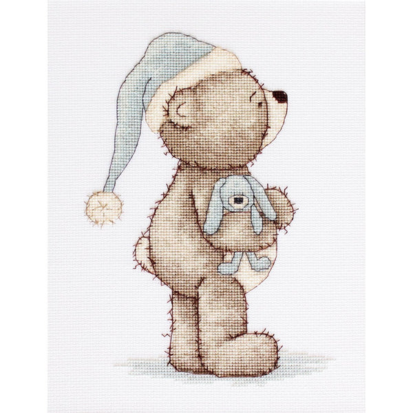 Cross Stitch Kit Teddy Bear Bruno