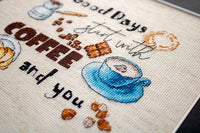 Cross Stitch Kit Coffee Time - Stitch4Art