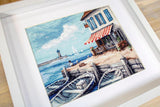 Sea Port Cross Stitch Kit - Stitch4Art