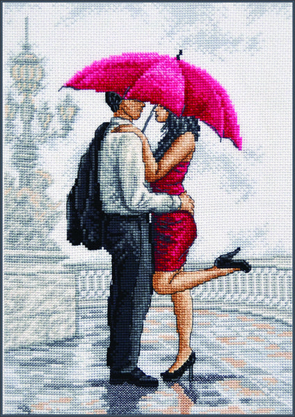 Under the rain - Cross Stitch Kit, Mother’s Day Sale, 40% off