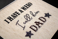 Cross Stitch Kit for Dad - Father's Day gift - Stitch4Art