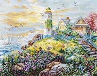 Lighthouse Seascape Cross Stitch Kit - Stitch4Art