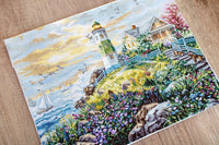 Lighthouse Seascape Cross Stitch Kit - Stitch4Art