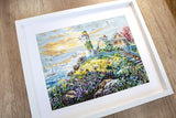 Lighthouse Seascape Cross Stitch Kit - Stitch4Art